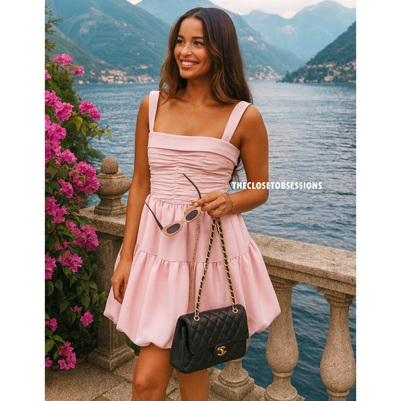 ZARA BLOGGER FAVE!!! Short Dress with Wide Straps NWT - Picture 1 of 16
